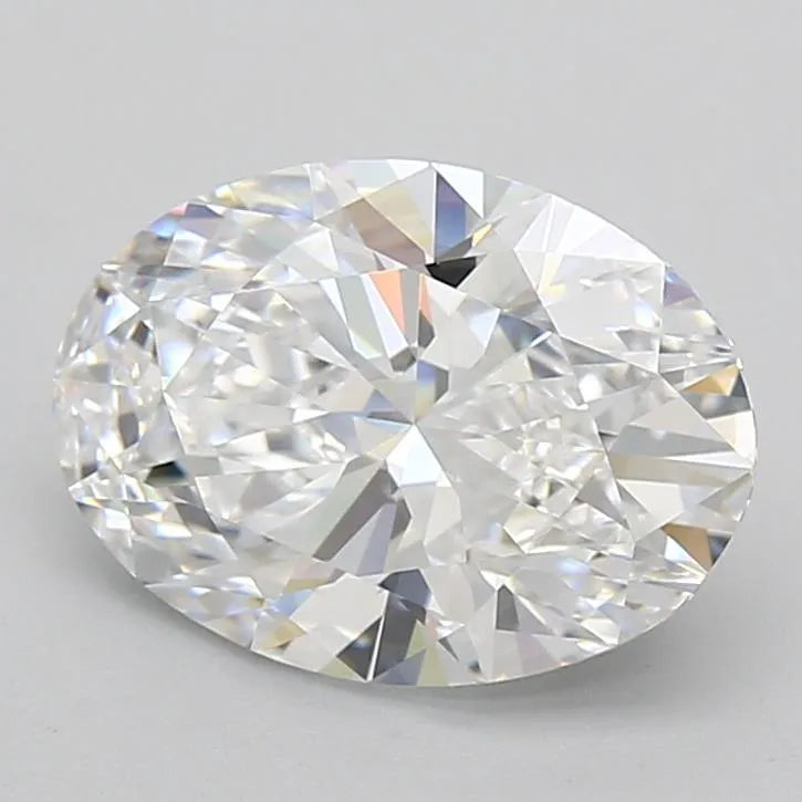 3.02ct Oval Lab Grown Diamond (Colour D, Clarity IF, GIA Certified)