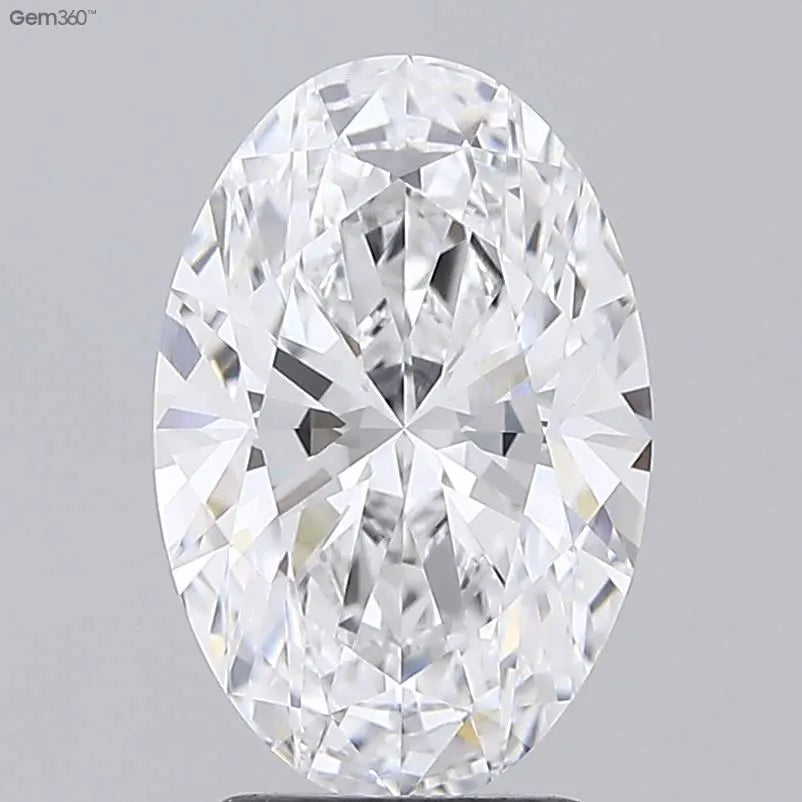 3.02ct Oval Lab Grown Diamond (Colour D, Clarity VVS1, GIA Certified)
