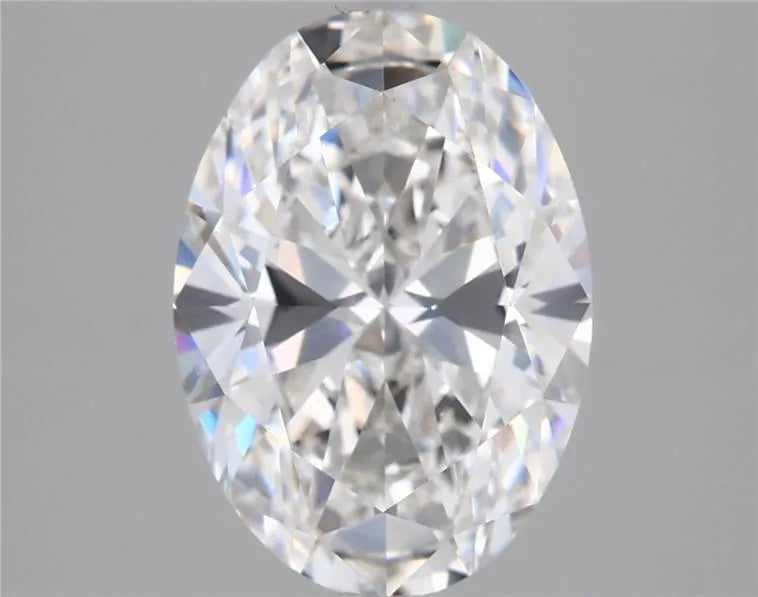 3.02ct Oval Lab Grown Diamond (Colour F, Clarity VVS1, IGI Certified)