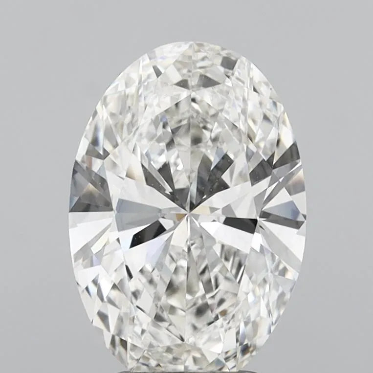 3.02ct Oval Lab Grown Diamond (Colour G, Clarity VVS2, IGI Certified)