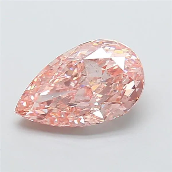 3.02ct Pear Lab Grown Diamond (Colour Fancy Intense Pink, Clarity SI1, IGI Certified)