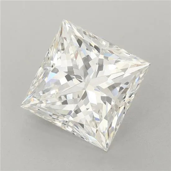 3.02ct Princess Lab Grown Diamond (Colour G, Clarity VVS2, IGI Certified)
