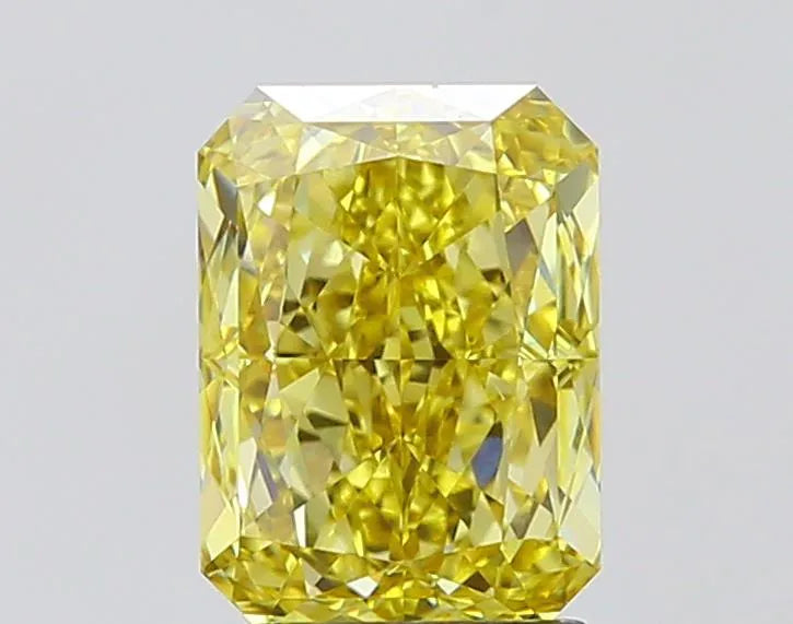 3.02ct Radiant Lab Grown Diamond (Colour Fancy Intense Yellow, Clarity VS1, IGI Certified)