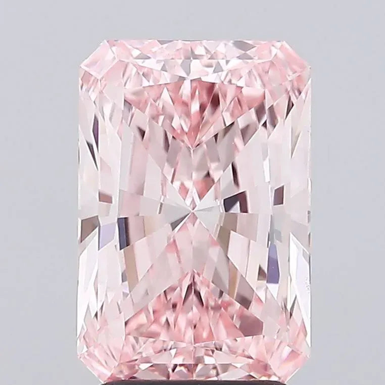 3.02ct Radiant Lab Grown Diamond (Colour Fancy Vivid Pink, Clarity VS1, IGI Certified)