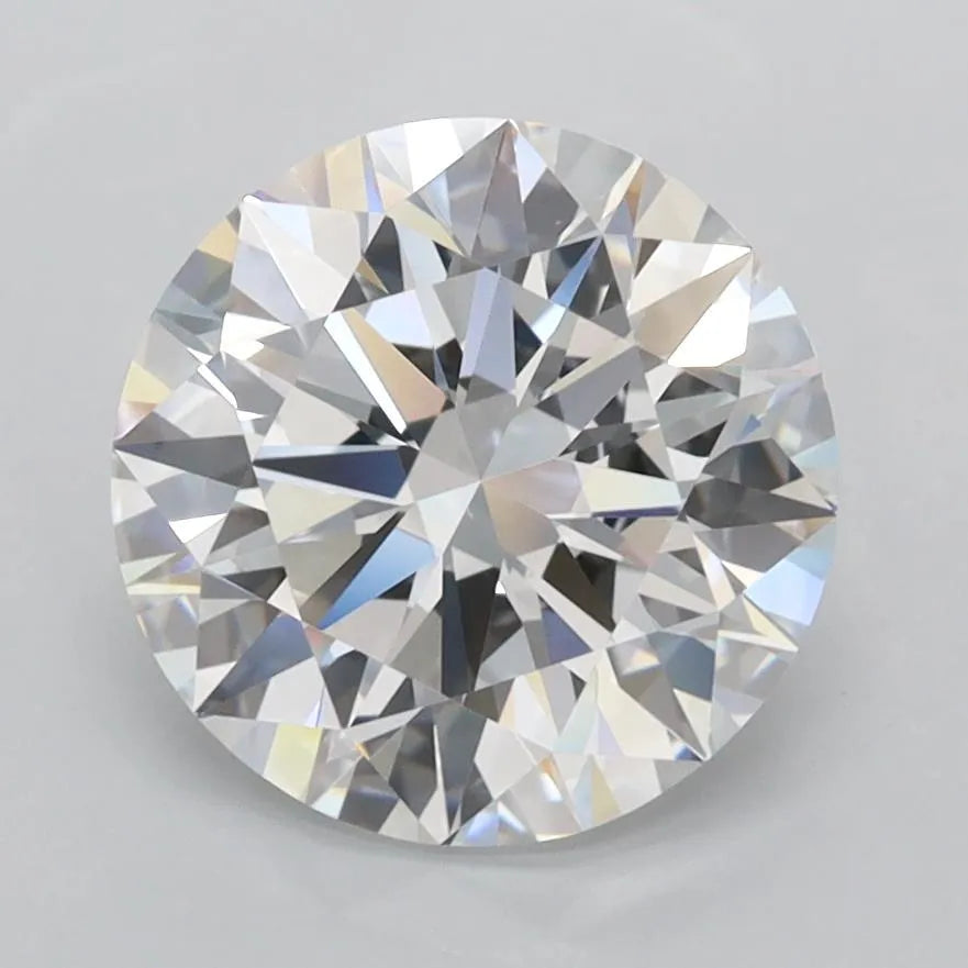 3.02ct Round Lab Grown Diamond (Colour D, Clarity FL, Cut ID, IGI Certified)