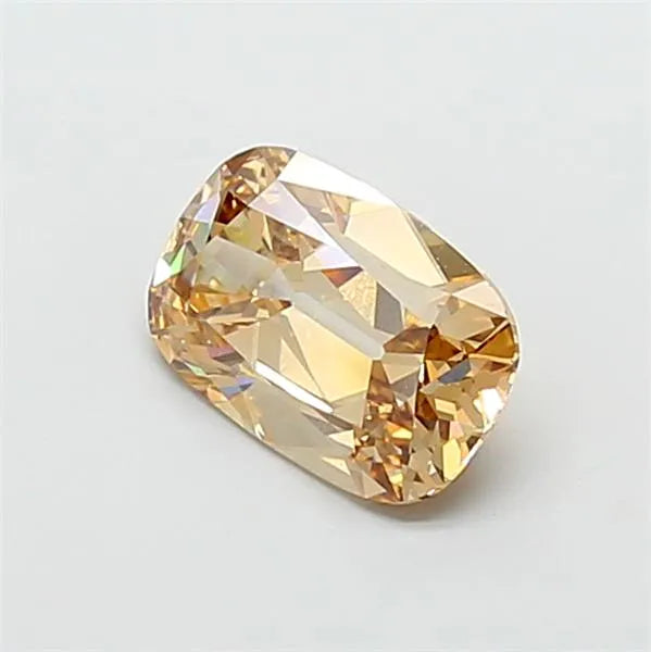 3.03ct Cushion Lab Grown Diamond (Colour Fancy Light Brown, Clarity VS1, IGI Certified)