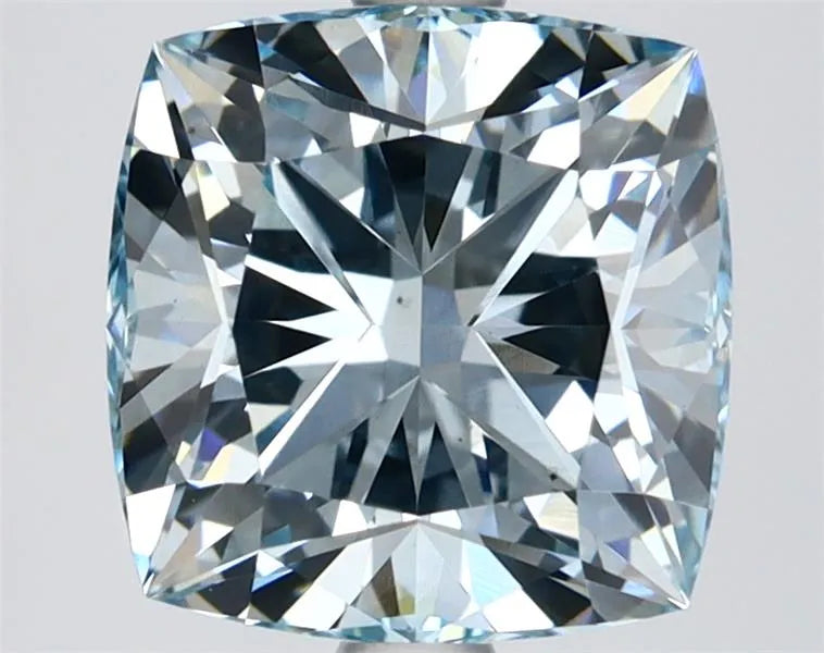 3.03ct Cushion brilliant Lab Grown Diamond (Colour Fancy Blue, Clarity VS1, IGI Certified)