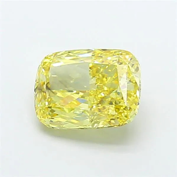 3.03ct Cushion modified Lab Grown Diamond (Colour Fancy Intense Yellow, Clarity SI1, IGI Certified)