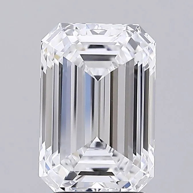 3.03ct Emerald Lab Grown Diamond (Colour E, Clarity IF, IGI Certified)
