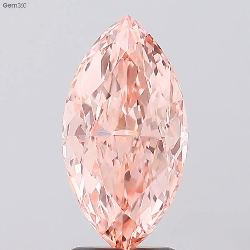 3.03ct Marquise Lab Grown Diamond (Colour Fancy Intense Pink, Clarity VVS2, IGI Certified)