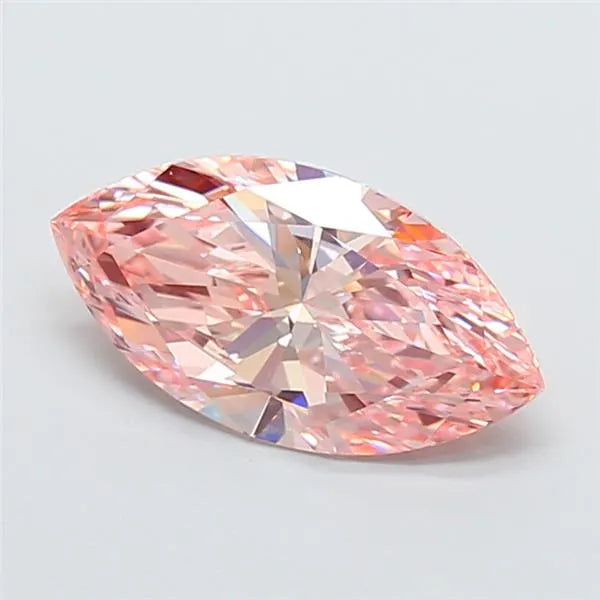 3.03ct Marquise Lab Grown Diamond (Colour Fancy Intense Pink, Clarity VVS2, IGI Certified)