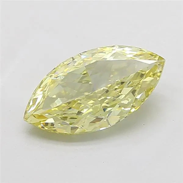 3.03ct Marquise Lab Grown Diamond (Colour Fancy Intense Yellow, Clarity VS1, IGI Certified)