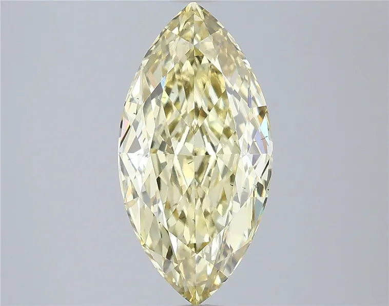 3.03ct Marquise Lab Grown Diamond (Colour Fancy Intense Yellow, Clarity VS2, IGI Certified)