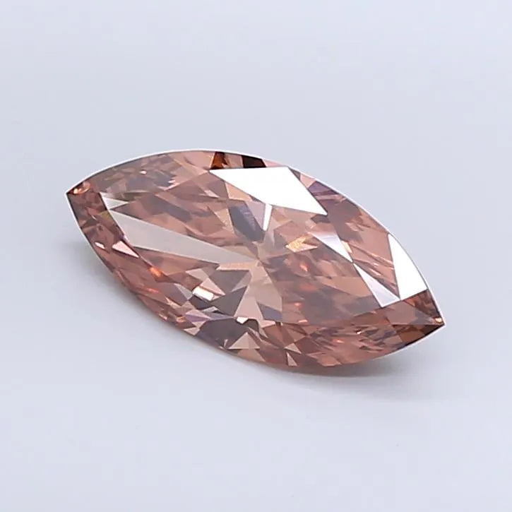 3.03ct Marquise Lab Grown Diamond (Colour Fancy Vivid Brown, Clarity VVS2, Uncertified)