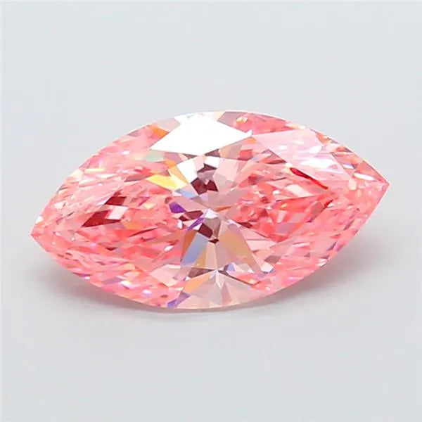 3.03ct Marquise Lab Grown Diamond (Colour Fancy Vivid Pink, Clarity VVS2, IGI Certified)