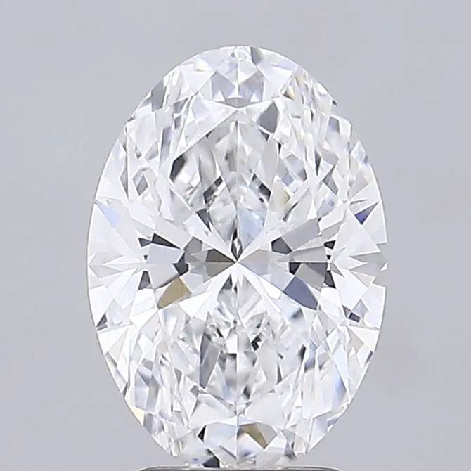 3.03ct Oval Lab Grown Diamond (Colour D, Clarity FL, IGI Certified)