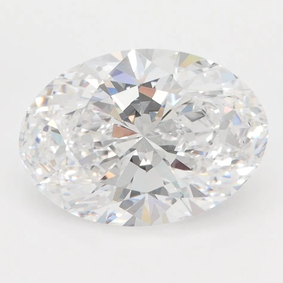 3.03ct Oval Lab Grown Diamond (Colour D, Clarity IF, IGI Certified)
