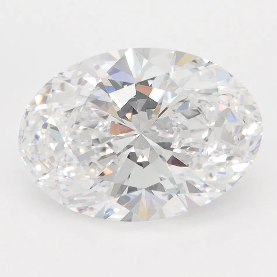 3.03ct Oval Lab Grown Diamond (Colour D, Clarity IF, IGI Certified)