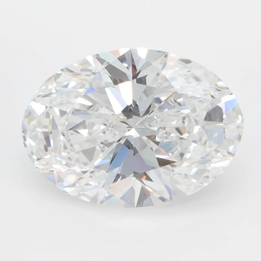 3.03ct Oval Lab Grown Diamond (Colour D, Clarity IF, IGI Certified)