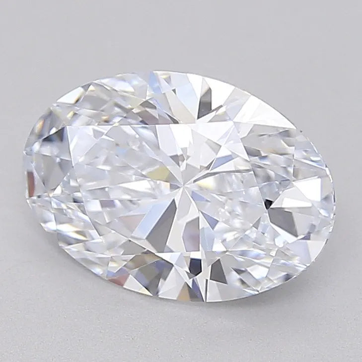3.03ct Oval Lab Grown Diamond (Colour E, Clarity FL, Cut EX, IGI Certified)