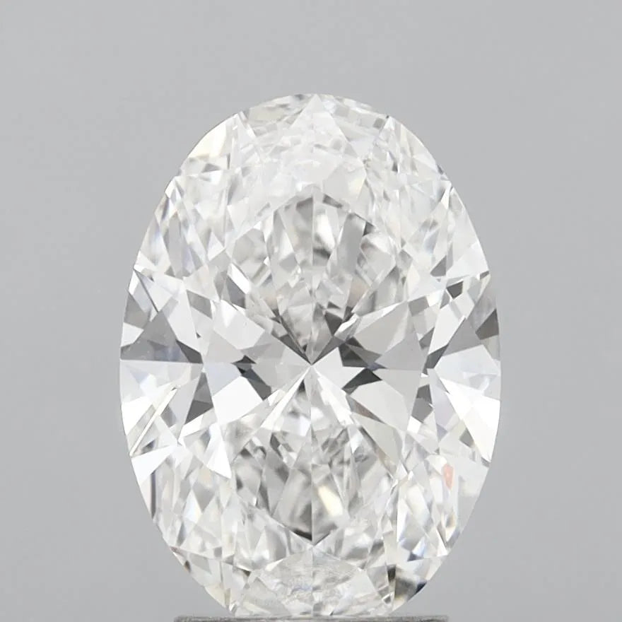 3.03ct Oval Lab Grown Diamond (Colour E, Clarity VVS2, IGI Certified)