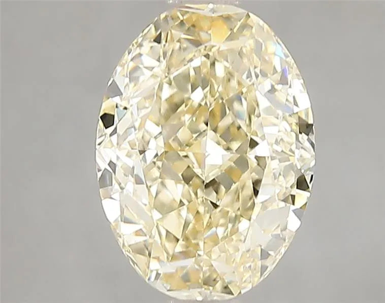 3.03ct Oval Lab Grown Diamond (Colour Fancy Yellow, Clarity VS1, IGI Certified)