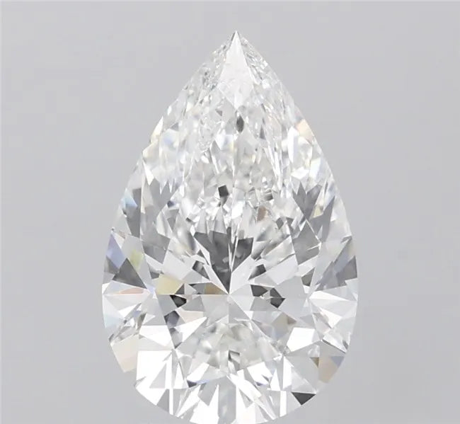 3.03ct Pear Lab Grown Diamond (Colour F, Clarity VVS2, IGI Certified)
