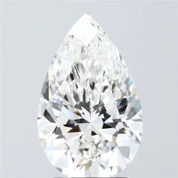 3.03ct Pear Lab Grown Diamond (Colour G, Clarity VVS2, IGI Certified)