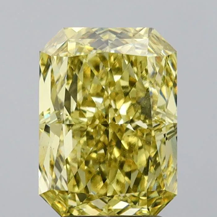 3.03ct Radiant Lab Grown Diamond (Colour Fancy Intense Yellow, Clarity VS1, IGI Certified)