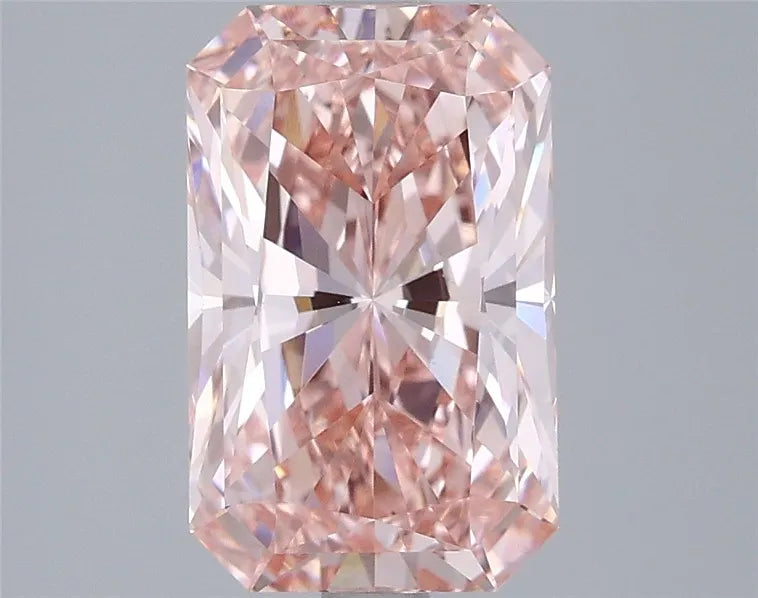 3.03ct Radiant Lab Grown Diamond (Colour Fancy Vivid Pink, Clarity VS1, IGI Certified)