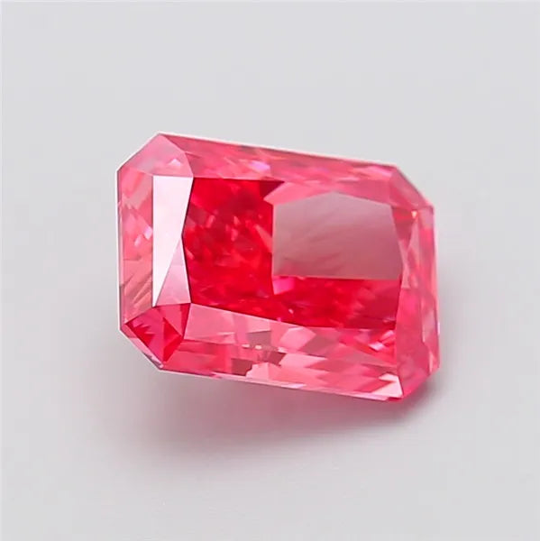 3.03ct Radiant Lab Grown Diamond (Colour Fancy Vivid Pink, Clarity VS2, Uncertified)