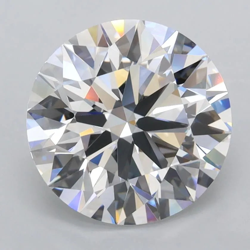 3.03ct Round Lab Grown Diamond (Colour D, Clarity FL, Cut ID, IGI Certified)
