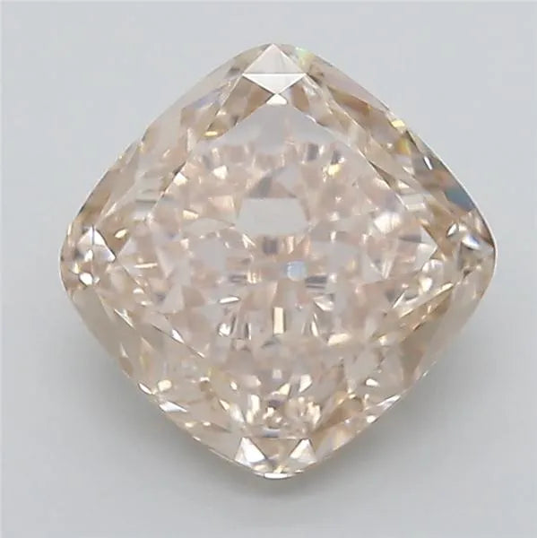 3.04ct Cushion modified Lab Grown Diamond (Colour Very Light Brown, Clarity VVS2, IGI Certified)