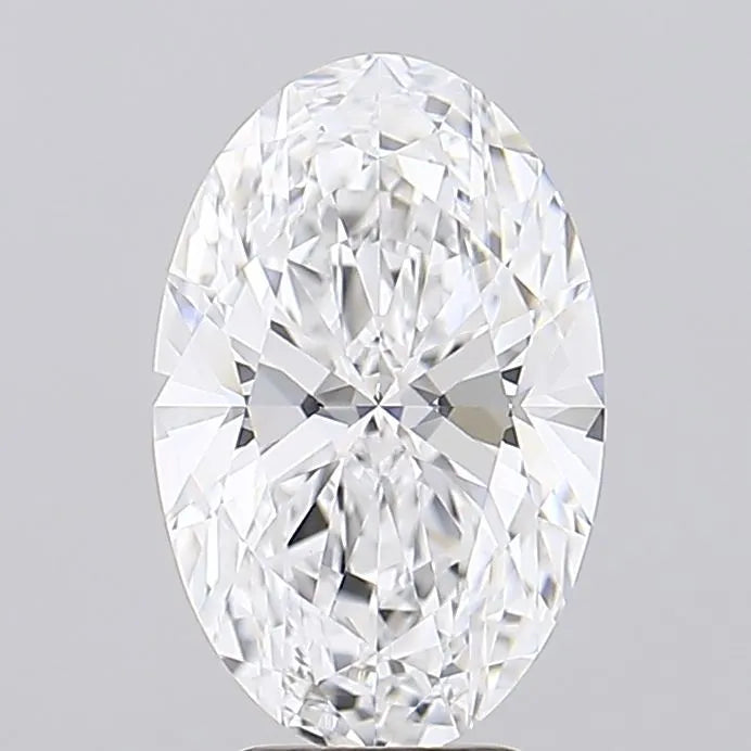 3.04ct Oval Lab Grown Diamond (Colour D, Clarity IF, IGI Certified)