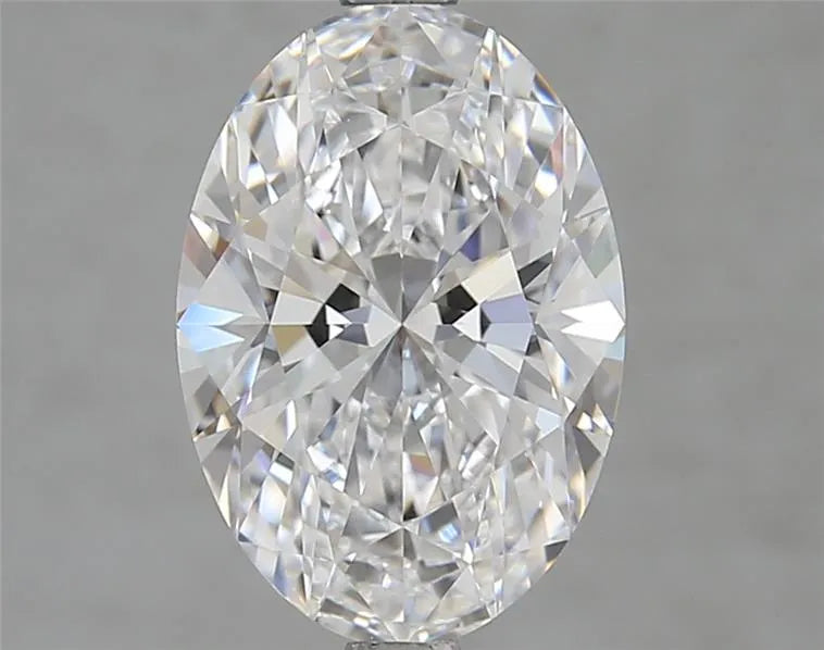 3.04ct Oval Lab Grown Diamond (Colour D, Clarity IF, IGI Certified)
