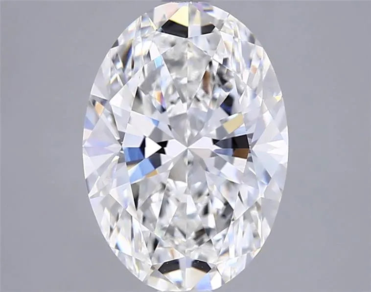 3.04ct Oval Lab Grown Diamond (Colour E, Clarity IF, IGI Certified)