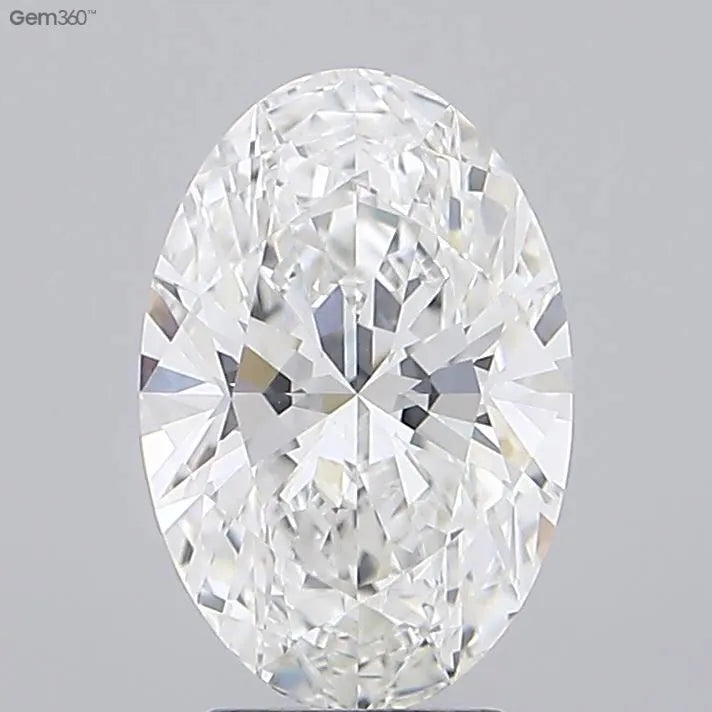 3.04ct Oval Lab Grown Diamond (Colour F, Clarity VVS2, IGI Certified)
