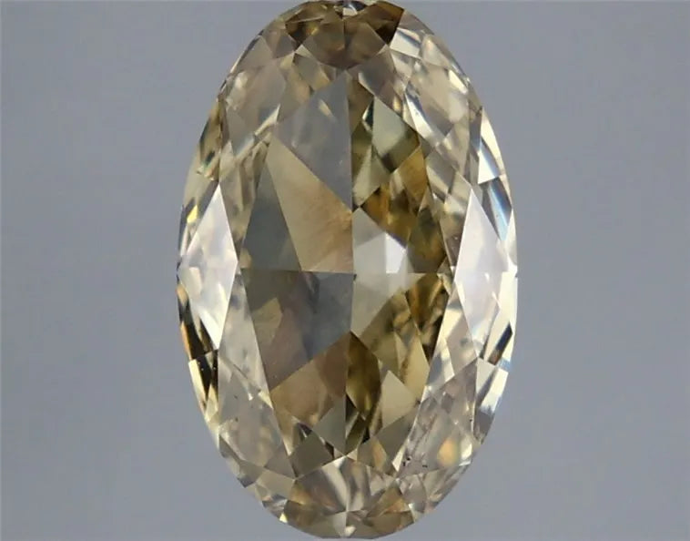 3.04ct Oval Lab Grown Diamond (Colour Fancy Intense Yellow, Clarity VS1, IGI Certified)