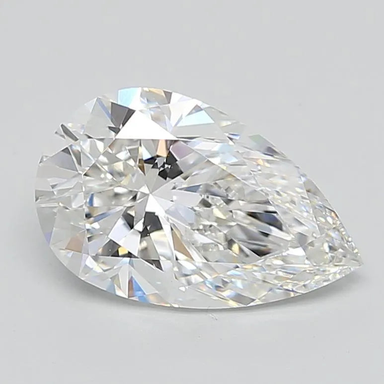 3.04ct Pear Lab Grown Diamond (Colour E, Clarity VVS2, IGI Certified)