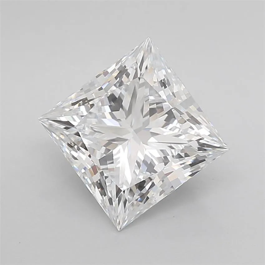 3.04ct Princess Lab Grown Diamond (Colour E, Clarity VVS1, Cut EX, IGI Certified)