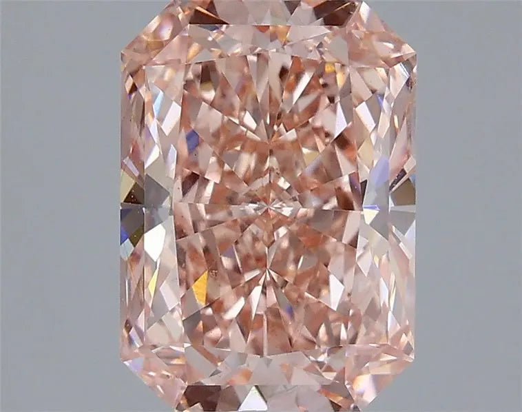 3.04ct Radiant Lab Grown Diamond (Colour Fancy Vivid Pink, Clarity VS2, IGI Certified)