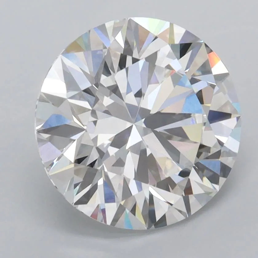 3.04ct Round Lab Grown Diamond (Colour E, Clarity IF, Cut ID, IGI Certified)