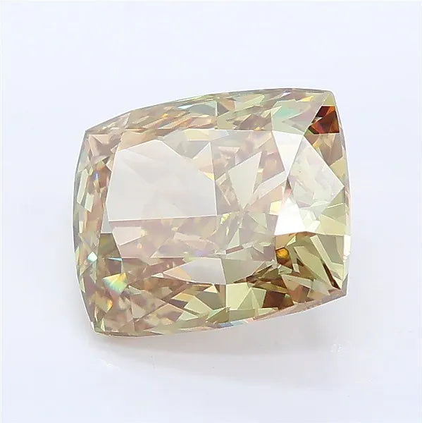3.05ct Cushion modified Lab Grown Diamond (Colour Fancy Green, Clarity VVS2, IGI Certified)