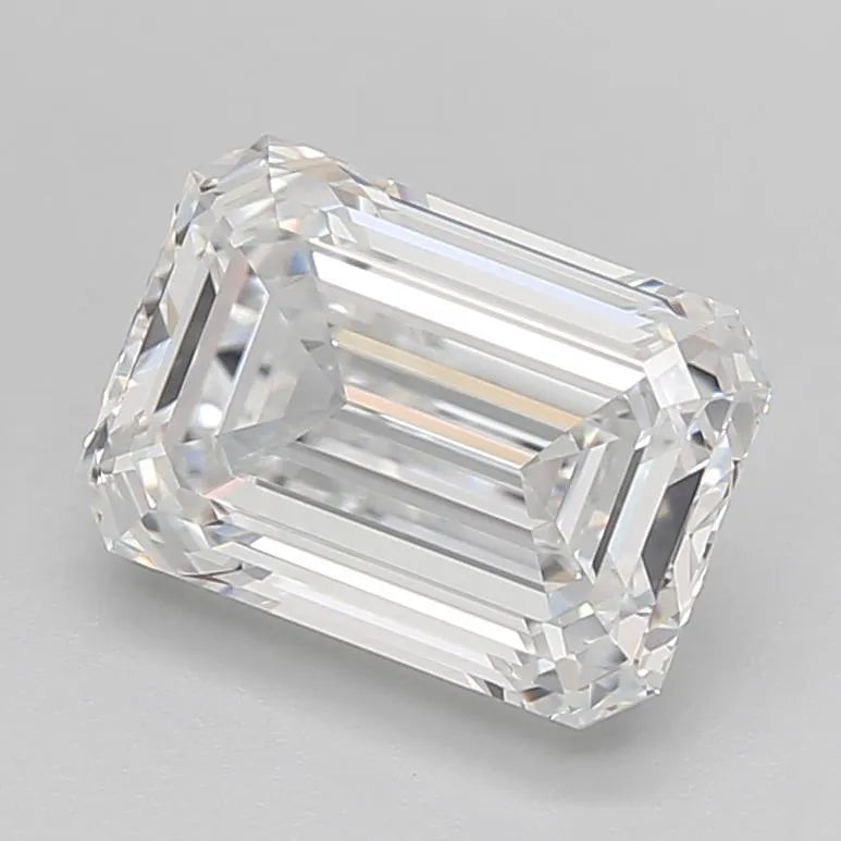 3.05ct Emerald Lab Grown Diamond (Colour D, Clarity VVS1, Cut EX, IGI Certified)