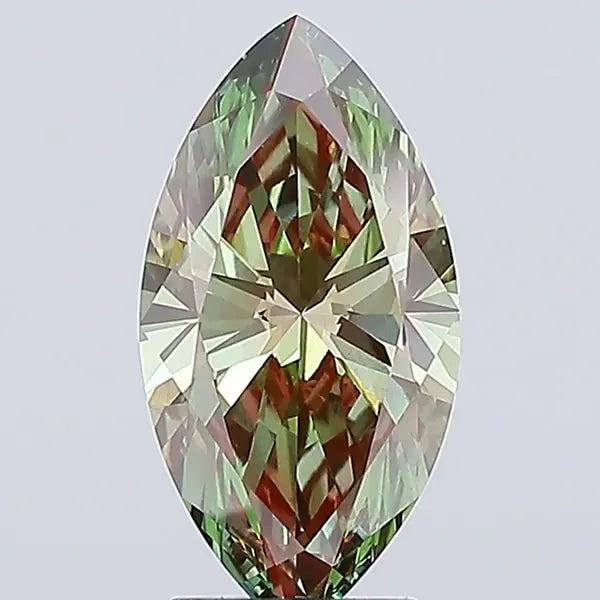 3.05ct Marquise Lab Grown Diamond (Colour Fancy Intense Green, Clarity VS1, IGI Certified)