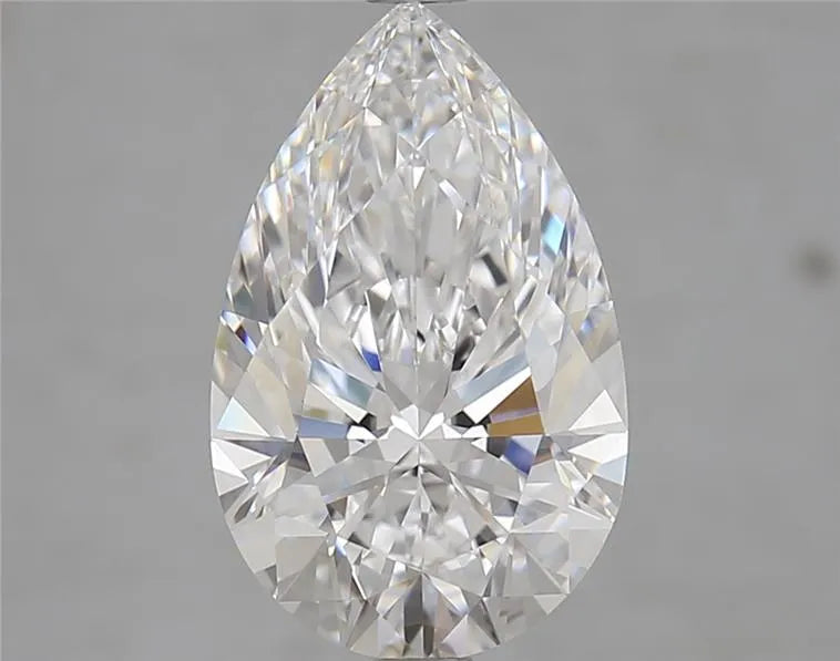 3.05ct Pear Lab Grown Diamond (Colour D, Clarity FL, Cut EX, IGI Certified)