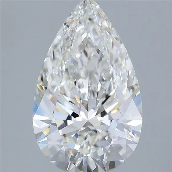 3.05ct Pear Lab Grown Diamond (Colour G, Clarity VVS2, IGI Certified)