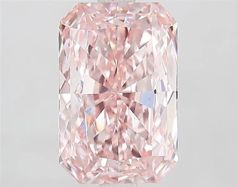 3.05ct Radiant Lab Grown Diamond (Colour Fancy Vivid Pink, Clarity VS1, IGI Certified)