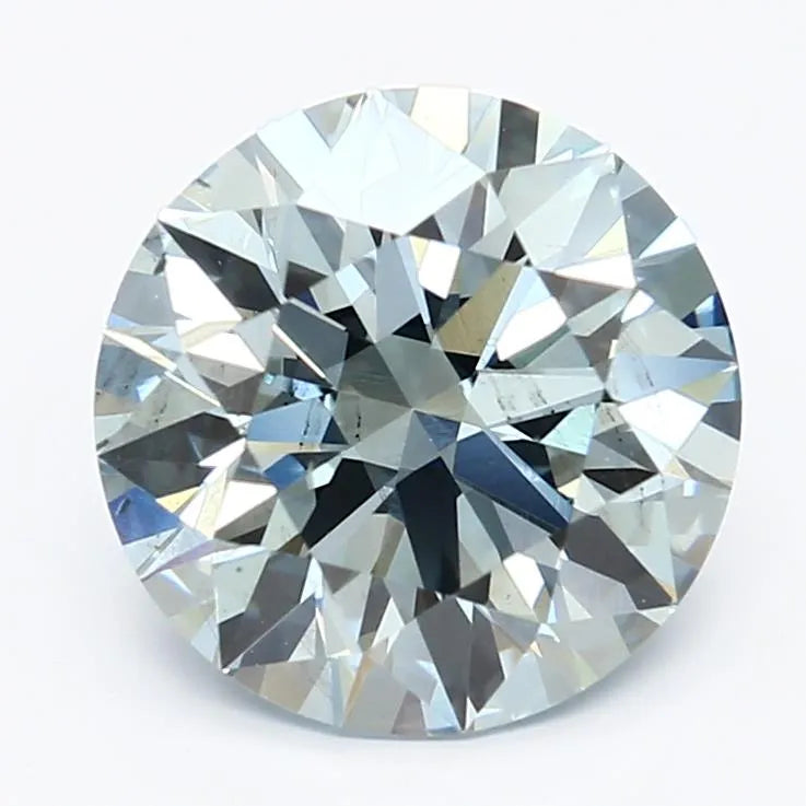 3.05ct Round Lab Grown Diamond (Colour Fancy Intense Blue, Clarity SI1, Cut ID, IGI Certified)