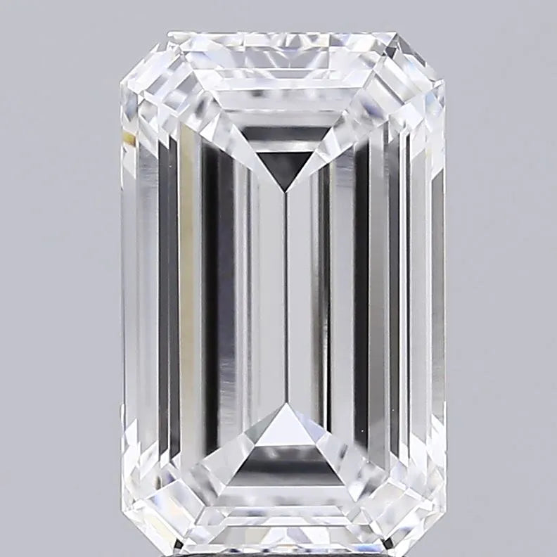 3.06ct Emerald Lab Grown Diamond (Colour D, Clarity VVS1, IGI Certified)